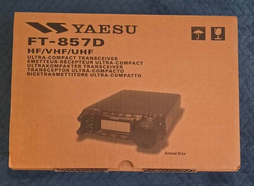 Yaesu 857d 100w vhf - 100w, hf/vhf/uhf